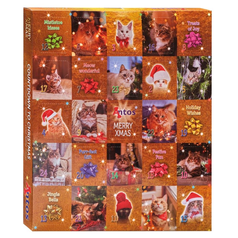 Calendrier de l'Avent de Noël 200 gr - Chat