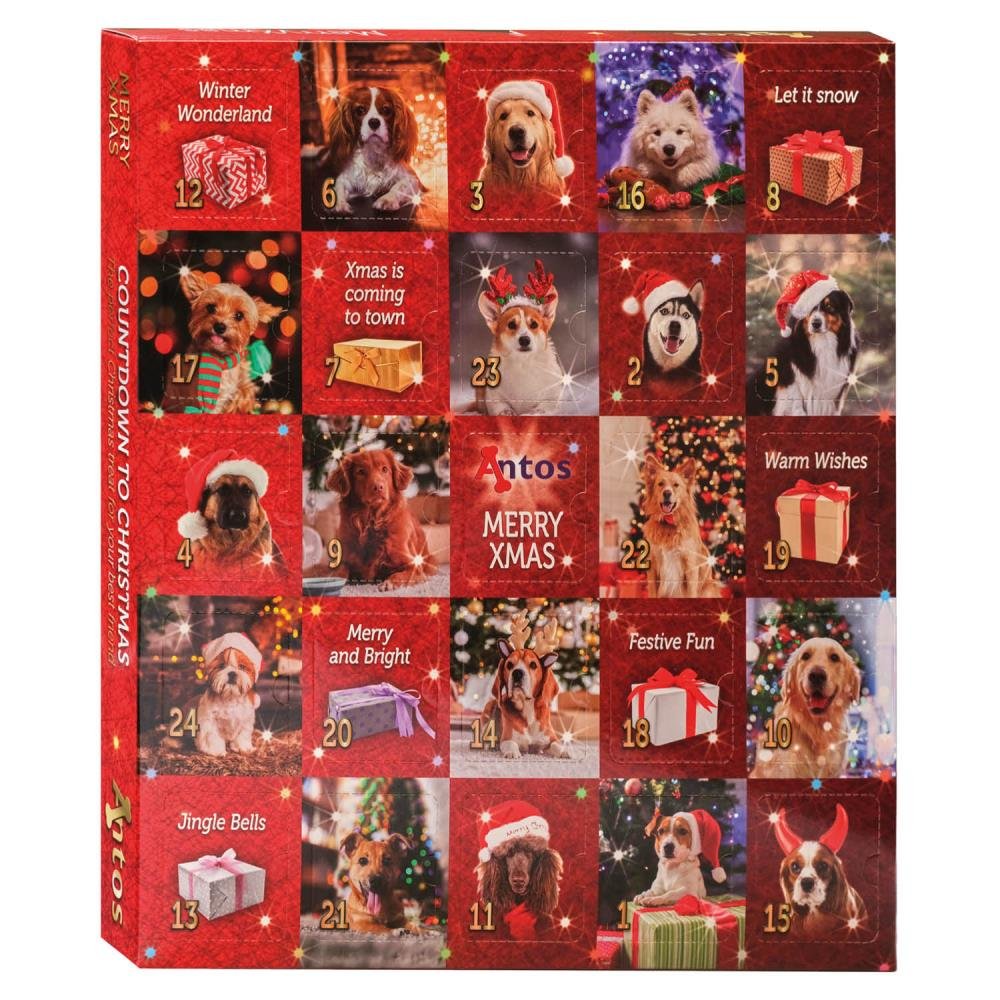 Calendrier de l'Avent de Noël 225 gr - Chien
